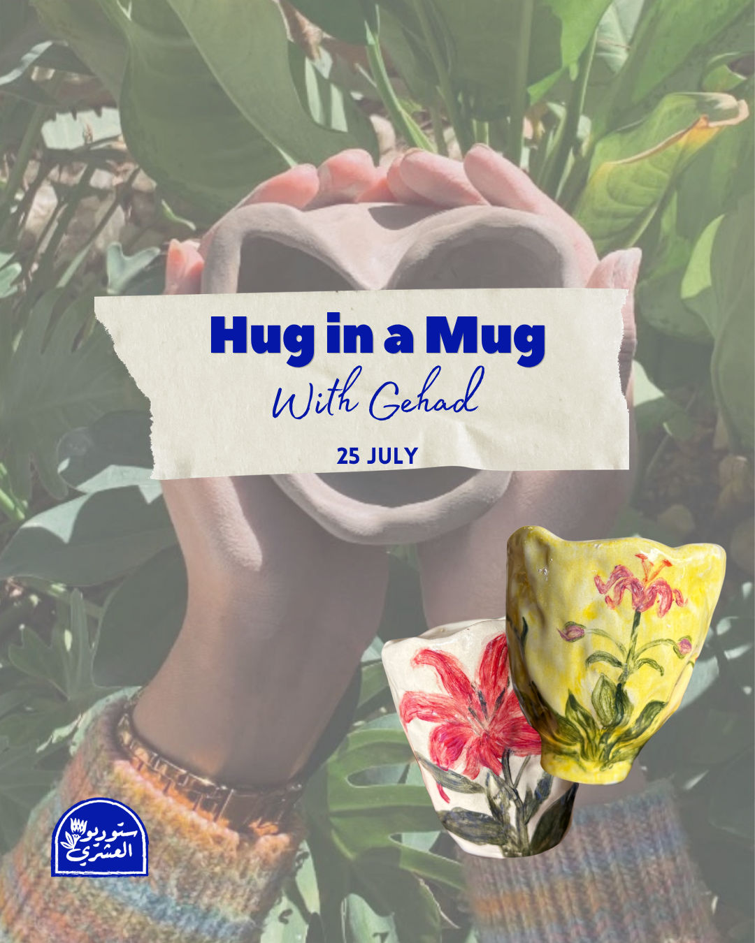 A hug in a mug, make your own mug workshop - 25/07/2026