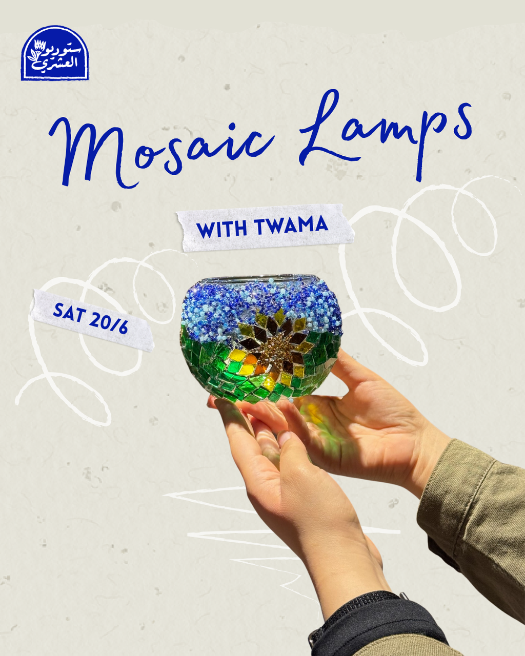 Twama Mosaic Lamps Workshop - 20/6/2026