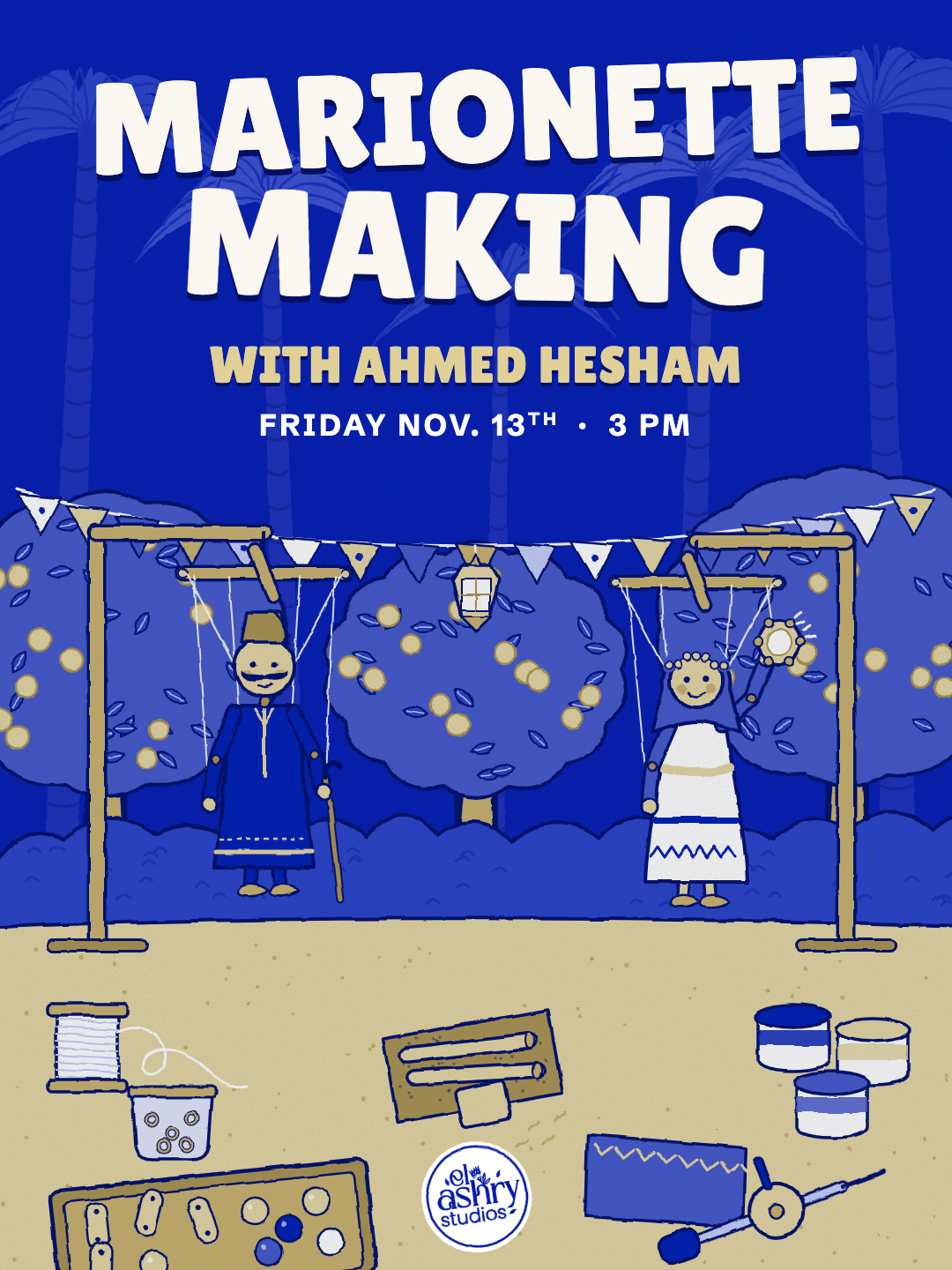 Marionette Making with Ahmed Hesham