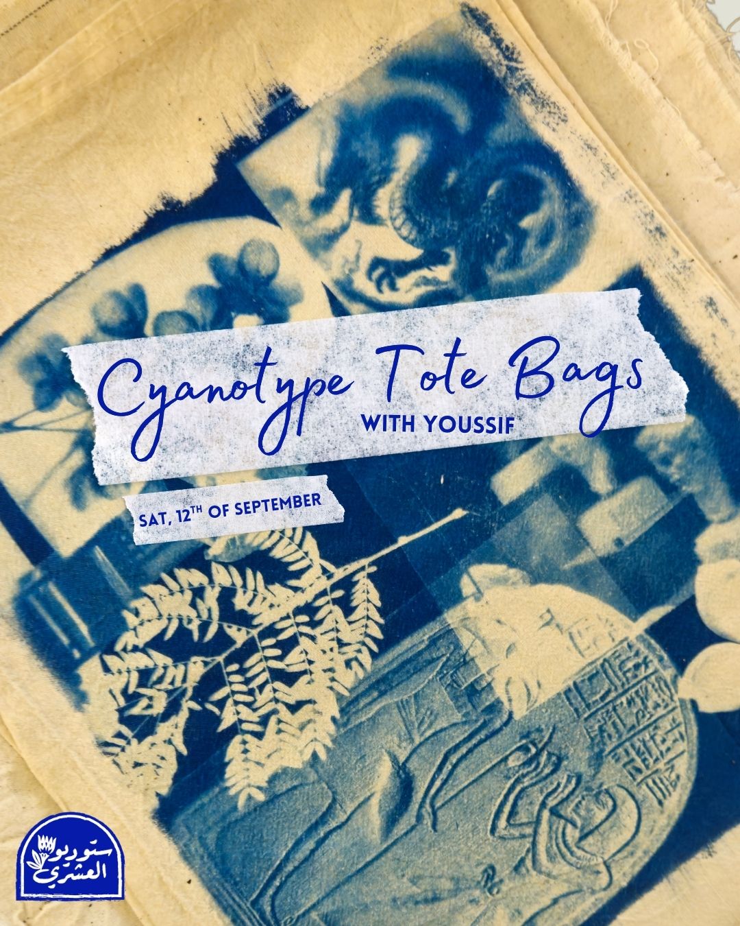 Cyanotype Tote Bags - 12/9/2026