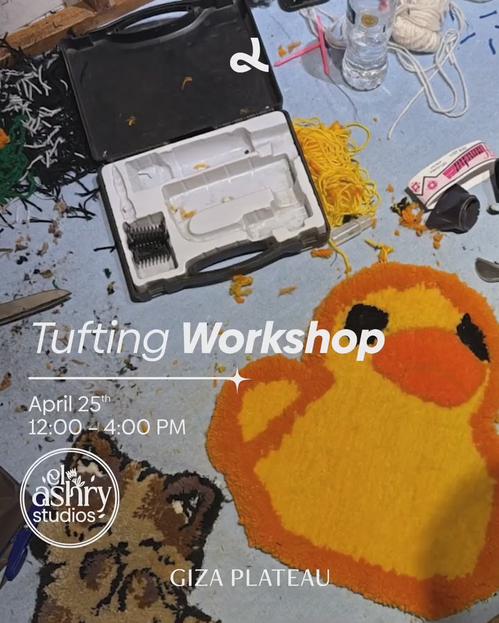 Tufting workshop at The Lighthouse Giza Plateau - 23/5/2026
